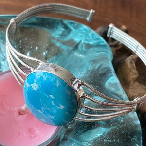 Beautiful lab larimar bangle :-)